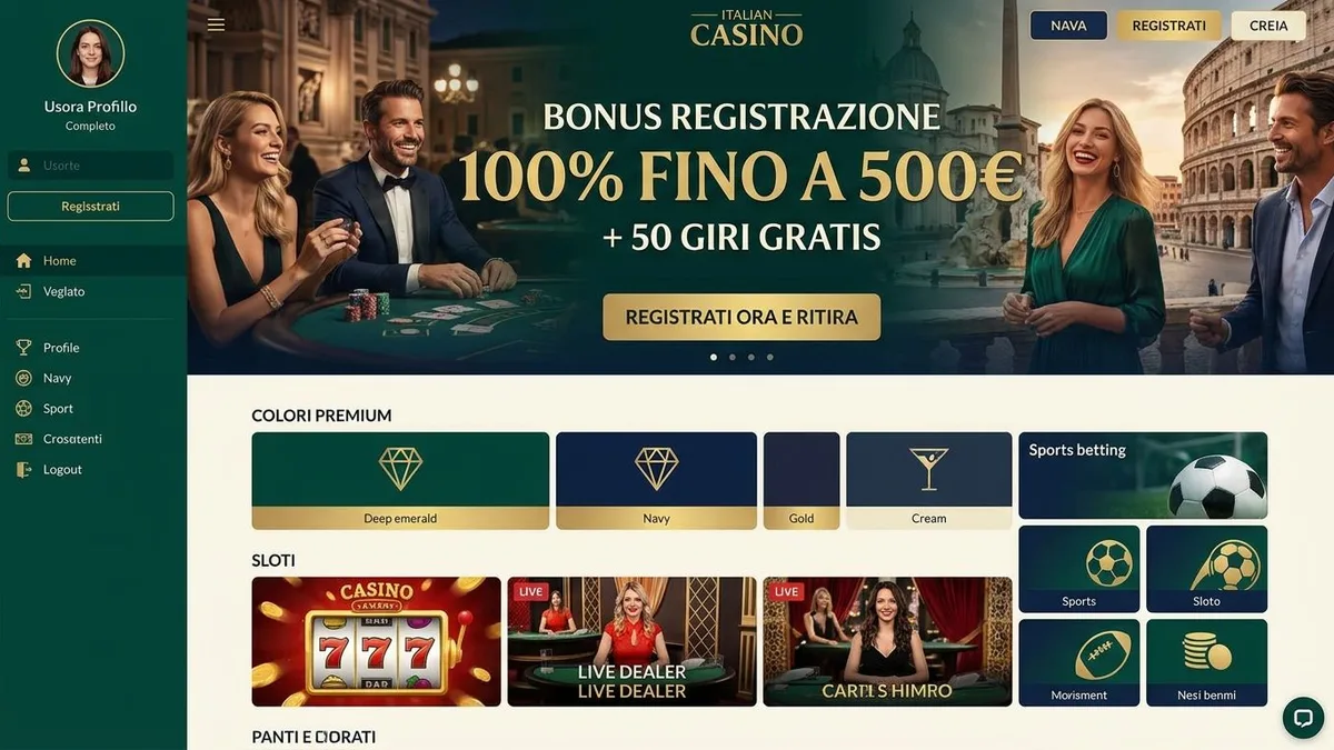 Registrazione con bonus